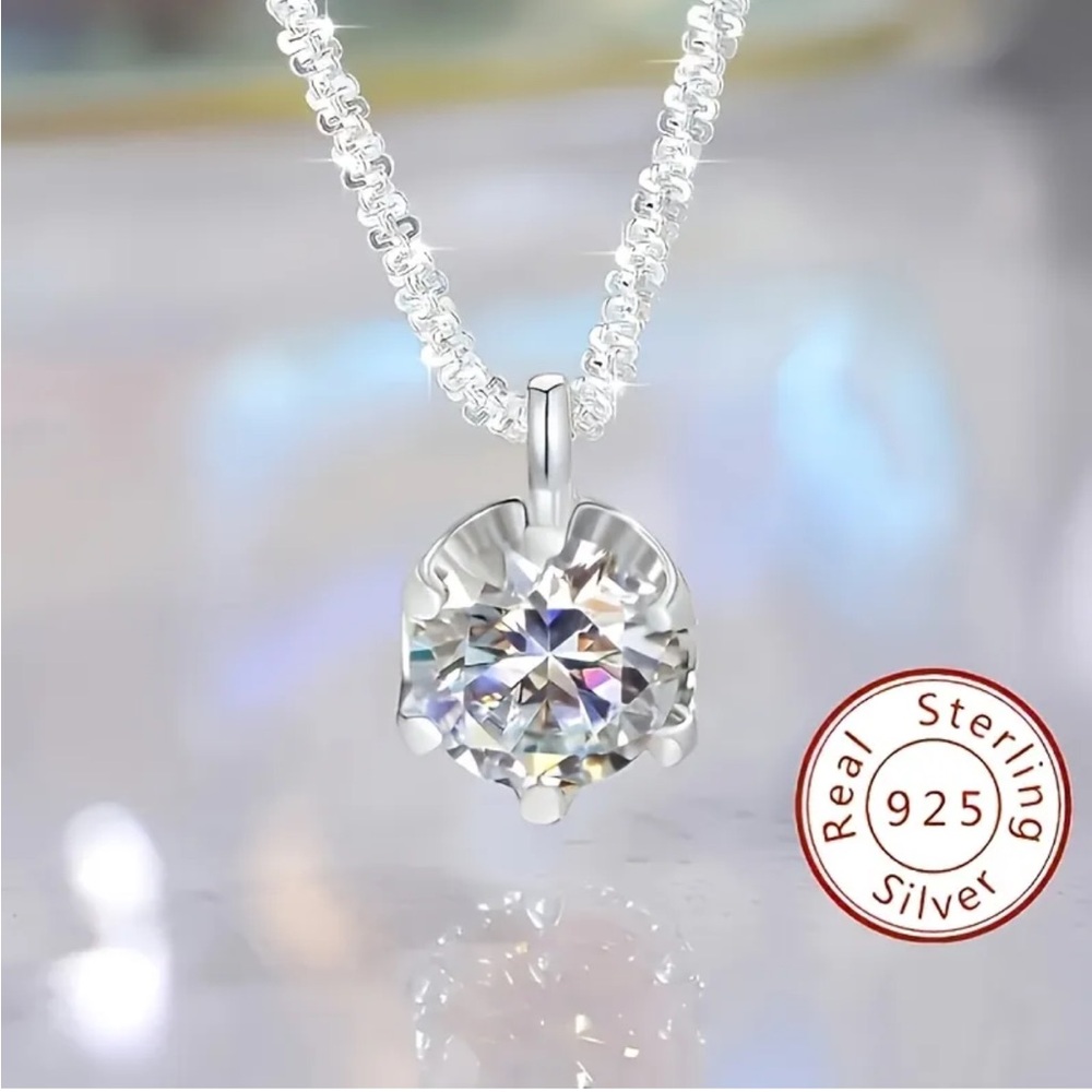 Sterling Silver Nevklace S925 - Picture 2 of 2